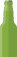 green beer bottle